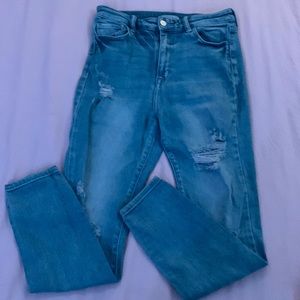 This is a good pear of jeans that you could wear to a party